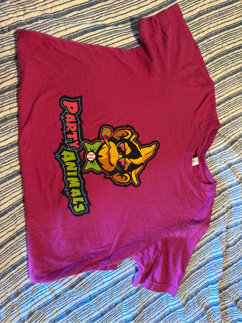 Party Animals Graphic Tee - Bright Magenta